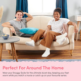 Snuggy White Fluffy Slipper Socks