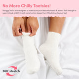 White Fluffy Slipper Socks