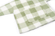 Kids Green Checkered Lite Hoodie Blanket