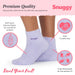 Purple Fluffy Slipper Socks