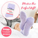 Purple Fluffy Slipper Socks