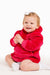 Red Mini Fleece Hoodie Blanket (0-4 Years)
