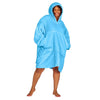Sky Blue Adult Hooded Blanket